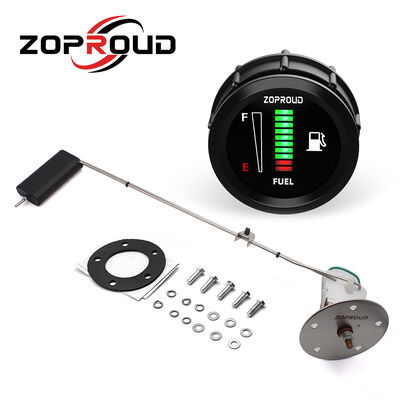 ZOPROUD DIGITAL LED FUEL LEVEL GAUGE 12V/24V